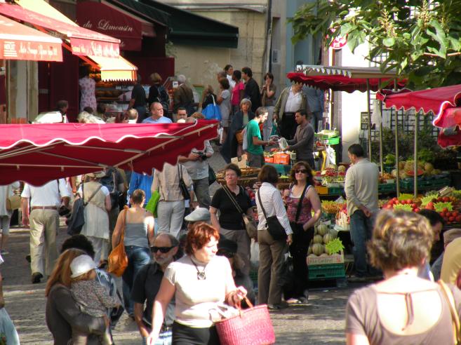  marché rue Mouffetard